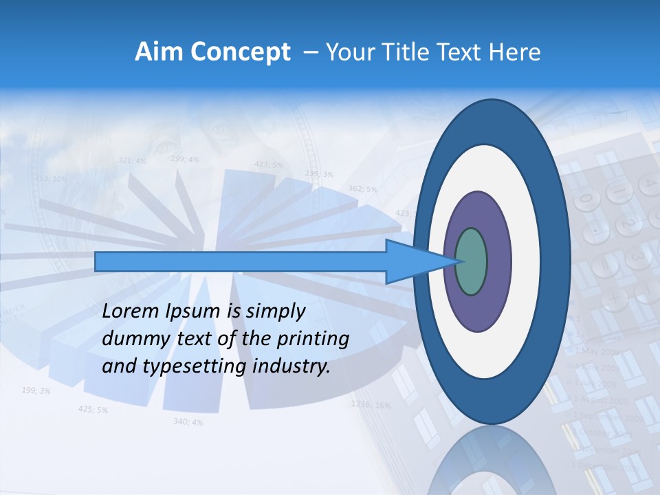 Stock Earnings Statistical PowerPoint Template