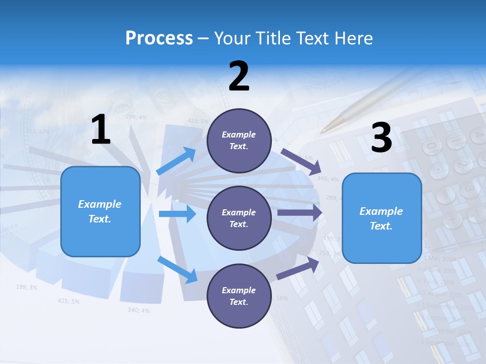 Stock Earnings Statistical PowerPoint Template
