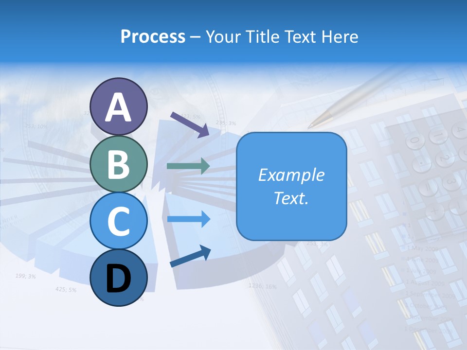 Stock Earnings Statistical PowerPoint Template