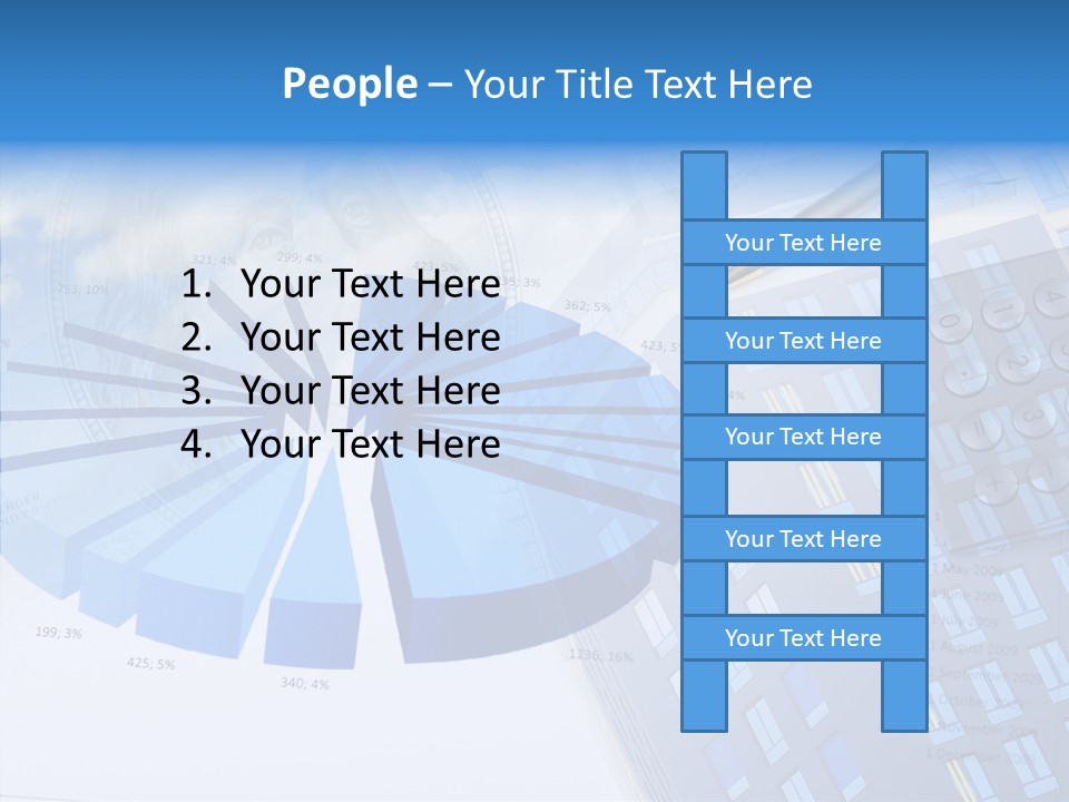 Stock Earnings Statistical PowerPoint Template