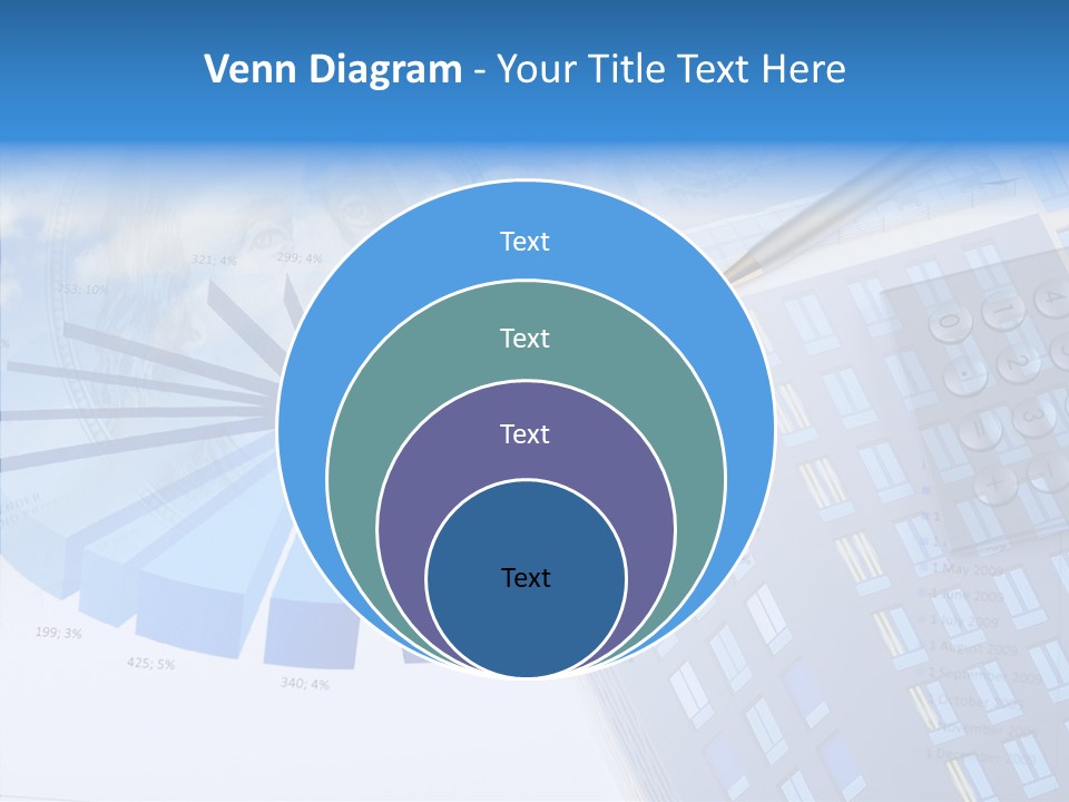 Stock Earnings Statistical PowerPoint Template