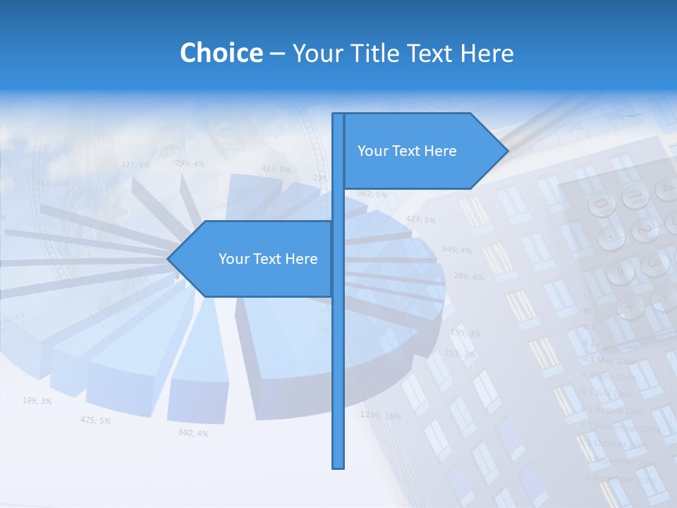 Stock Earnings Statistical PowerPoint Template