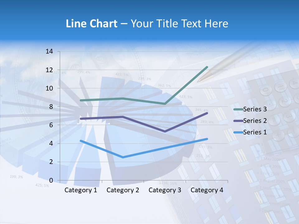 Stock Earnings Statistical PowerPoint Template