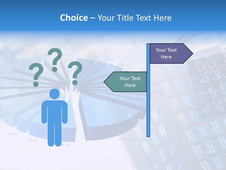 Stock Earnings Statistical PowerPoint Template