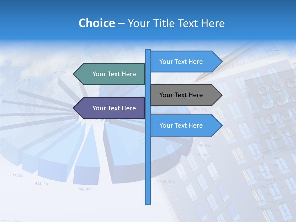 Stock Earnings Statistical PowerPoint Template