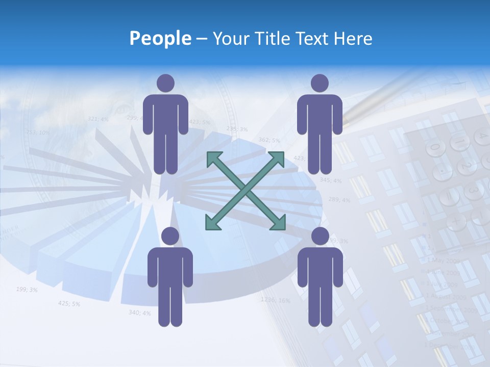 Stock Earnings Statistical PowerPoint Template