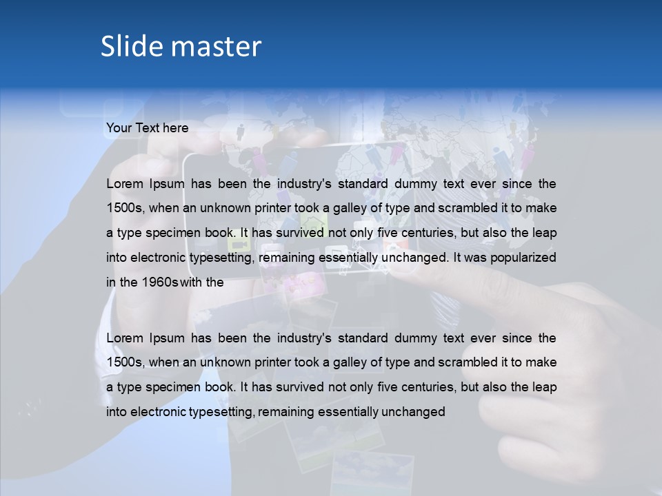 Screen Multimedia Connect PowerPoint Template