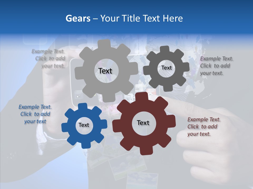 Screen Multimedia Connect PowerPoint Template