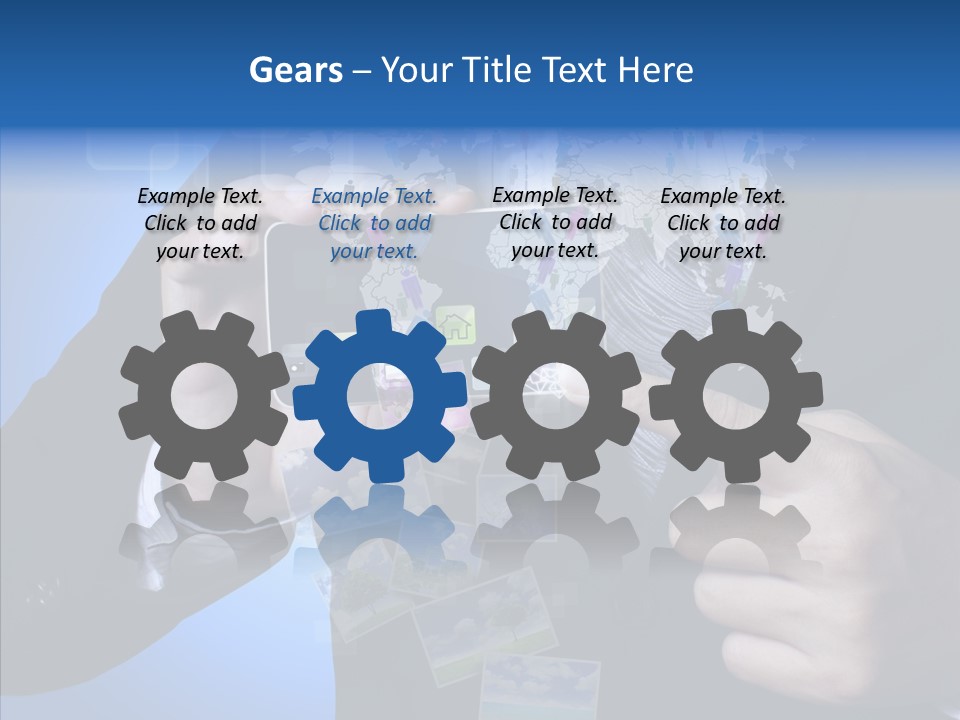 Screen Multimedia Connect PowerPoint Template