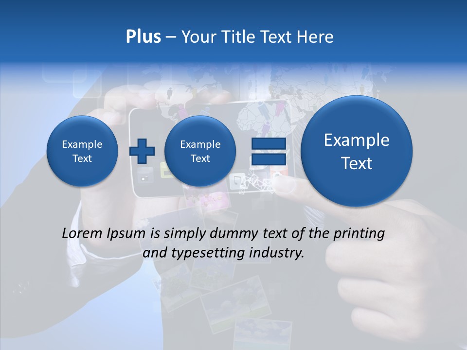 Screen Multimedia Connect PowerPoint Template