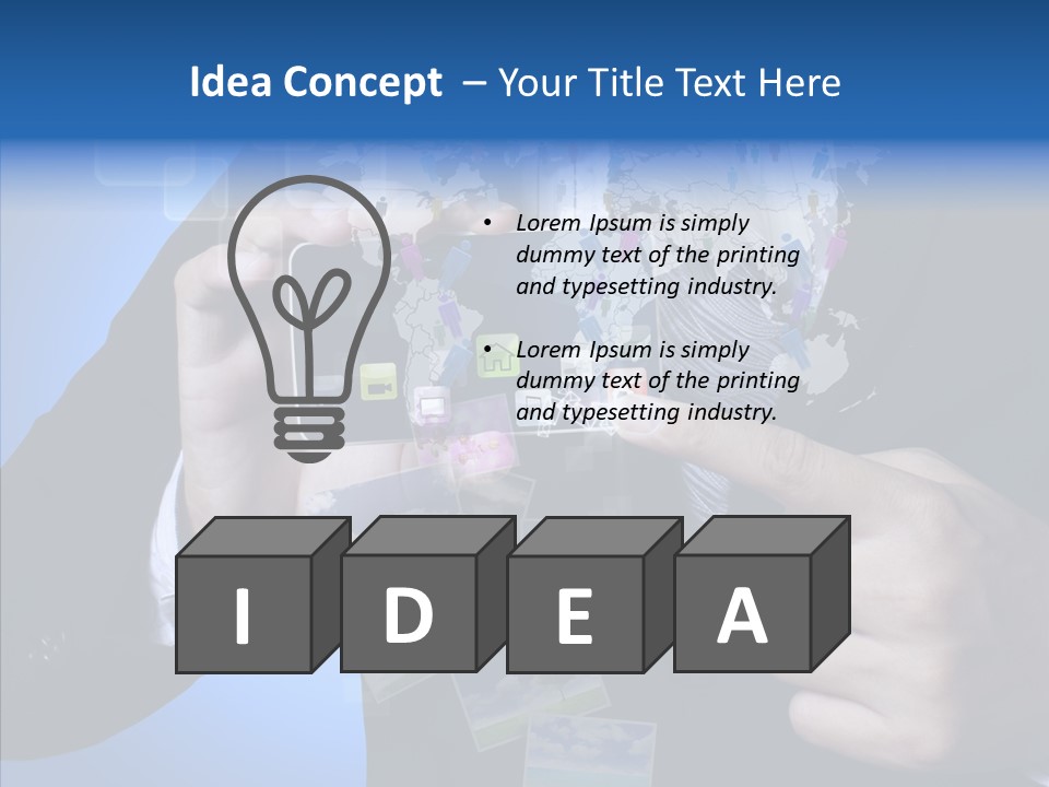 Screen Multimedia Connect PowerPoint Template