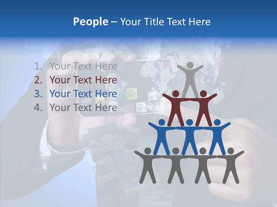 Screen Multimedia Connect PowerPoint Template