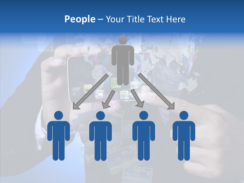 Screen Multimedia Connect PowerPoint Template