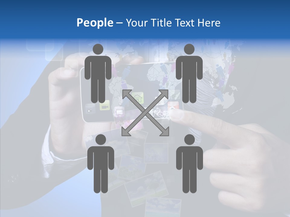 Screen Multimedia Connect PowerPoint Template