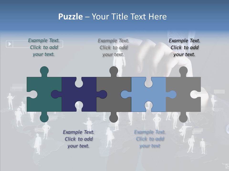 Connect Circle Information PowerPoint Template