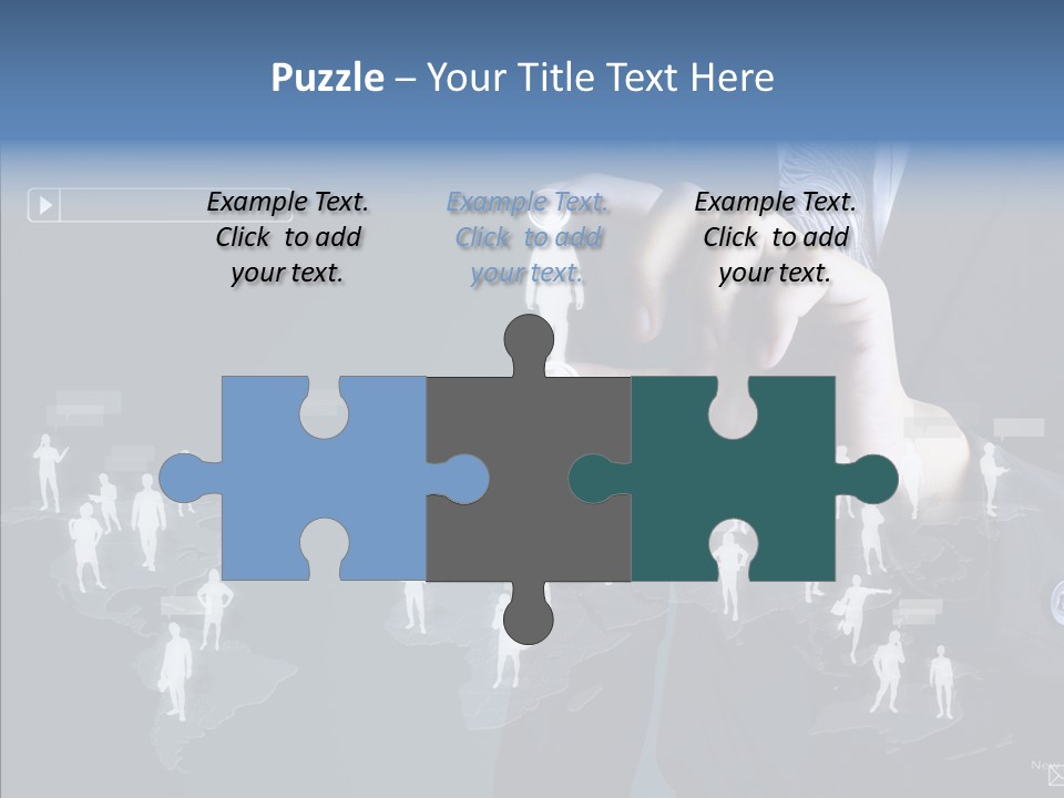 Connect Circle Information PowerPoint Template