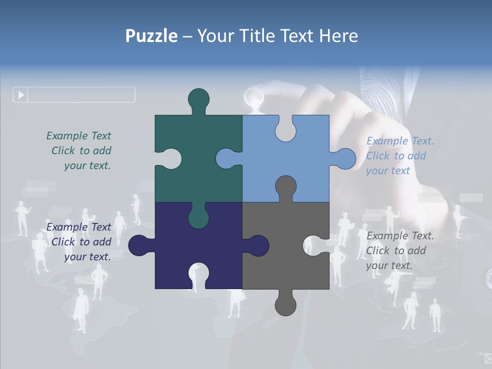 Connect Circle Information PowerPoint Template