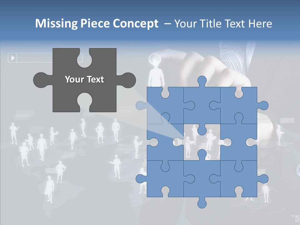 Connect Circle Information PowerPoint Template