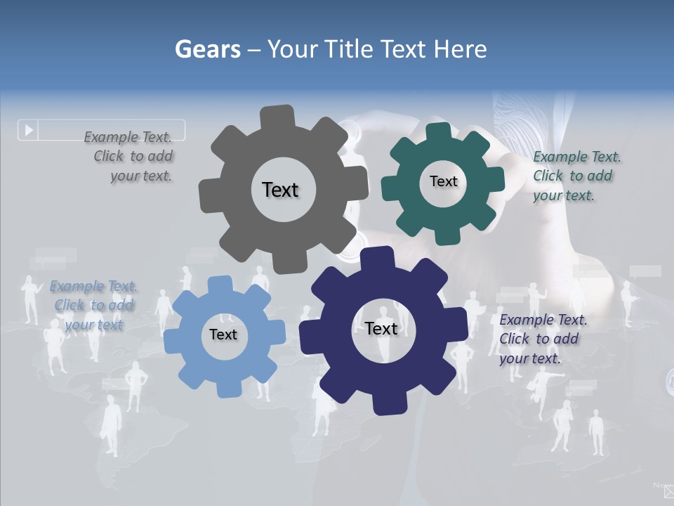 Connect Circle Information PowerPoint Template
