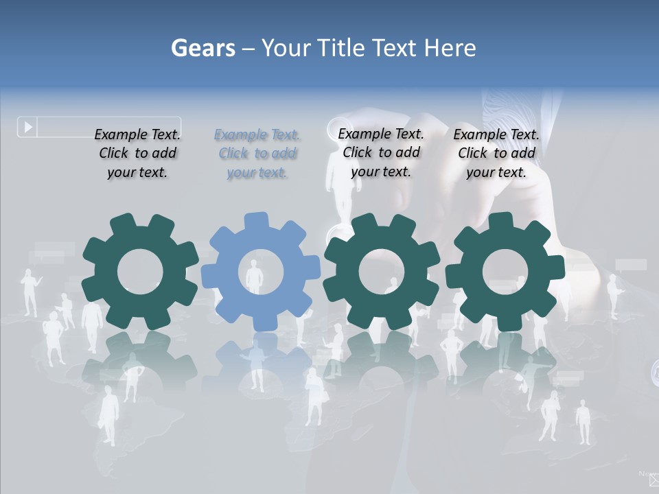 Connect Circle Information PowerPoint Template