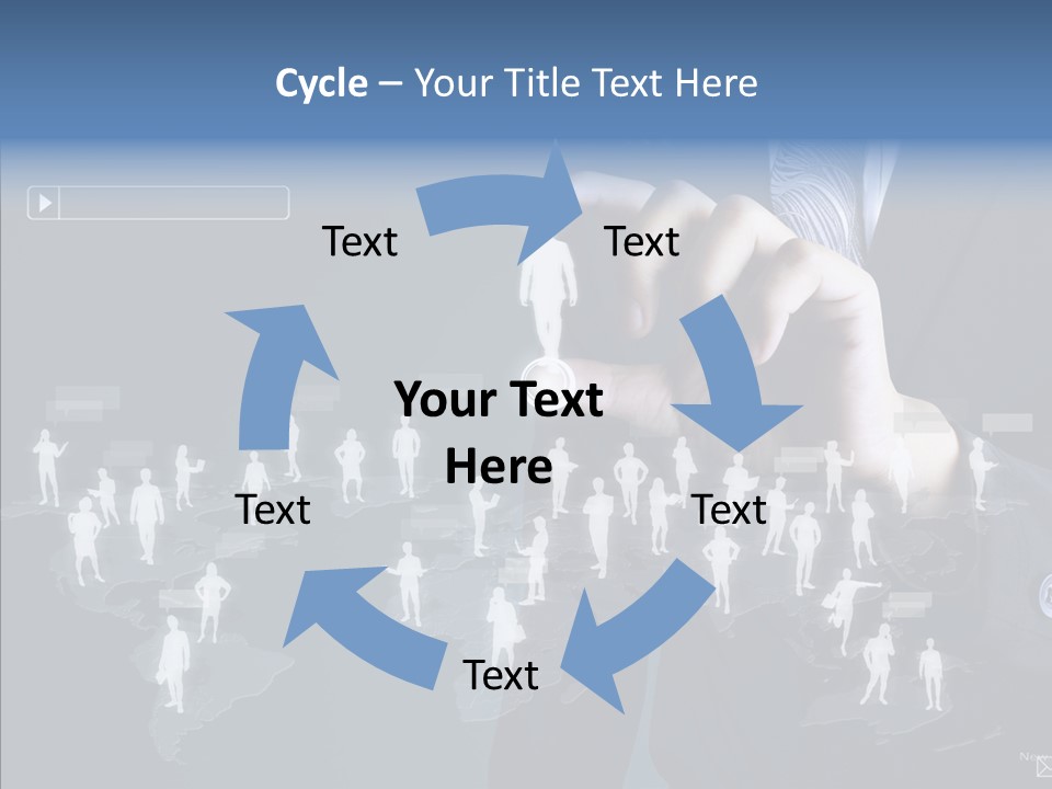 Connect Circle Information PowerPoint Template