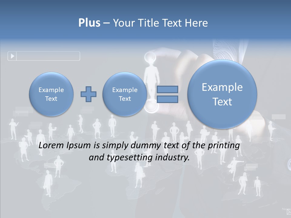 Connect Circle Information PowerPoint Template