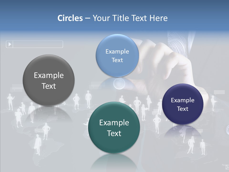 Connect Circle Information PowerPoint Template