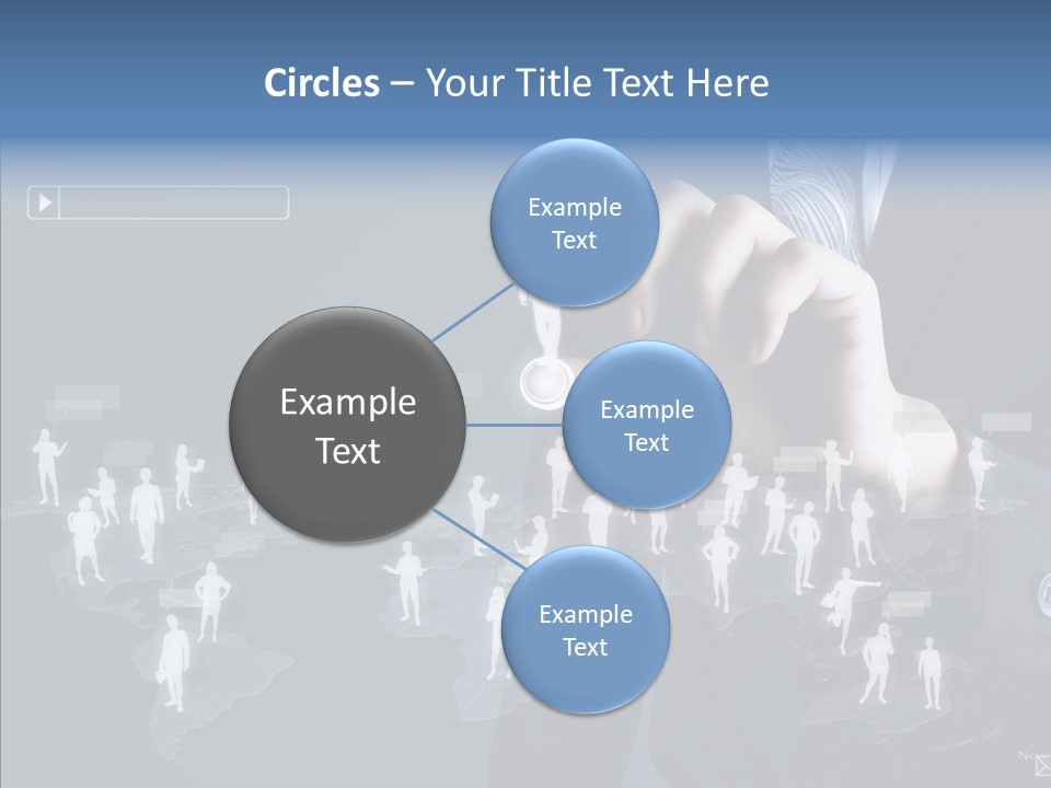 Connect Circle Information PowerPoint Template