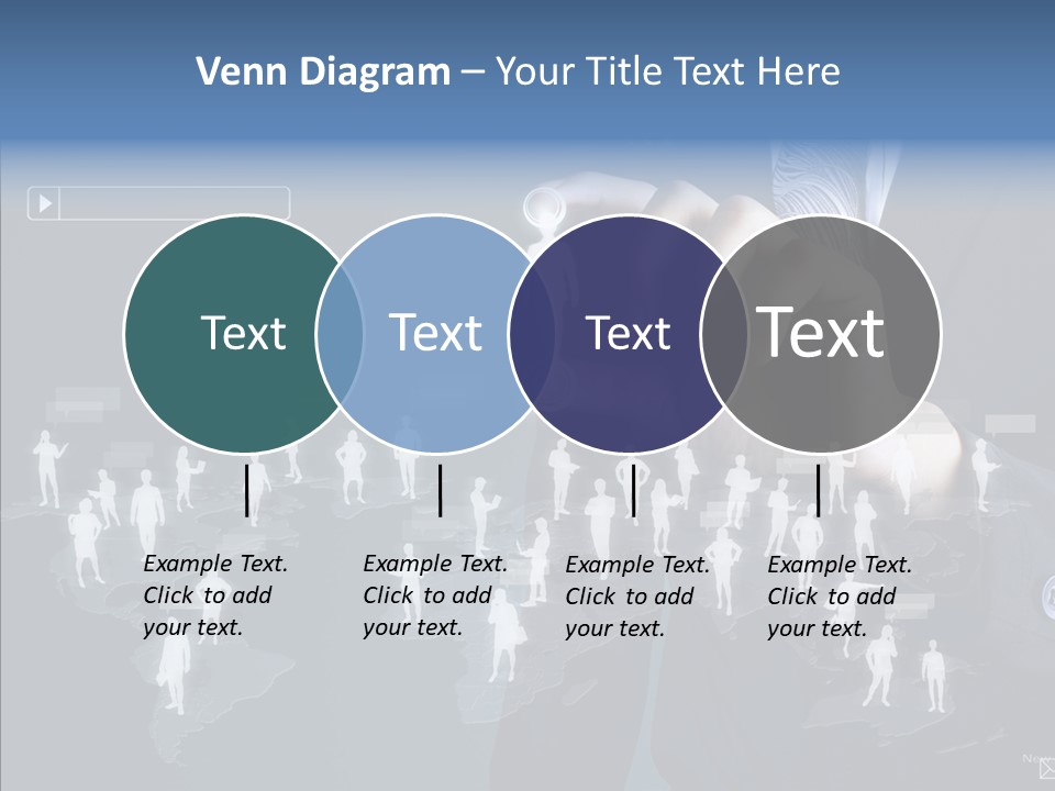 Connect Circle Information PowerPoint Template