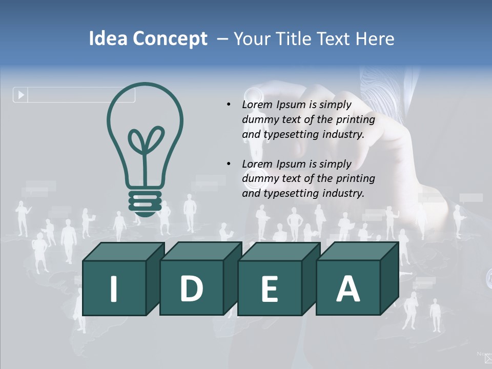 Connect Circle Information PowerPoint Template