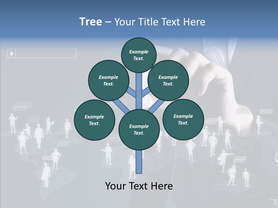 Connect Circle Information PowerPoint Template