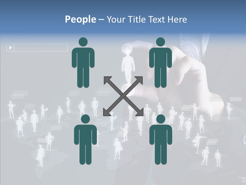 Connect Circle Information PowerPoint Template