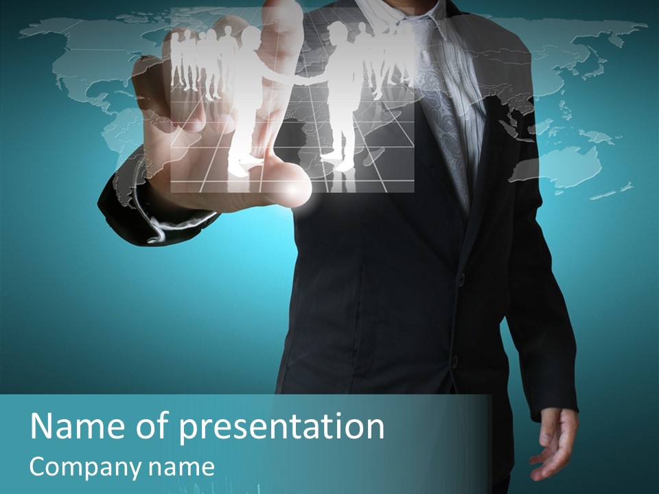 Concept Education Friends PowerPoint Template