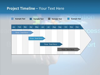 Heart Life Blue PowerPoint Template
