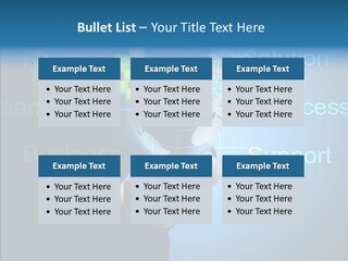 Heart Life Blue PowerPoint Template