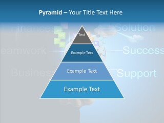 Heart Life Blue PowerPoint Template