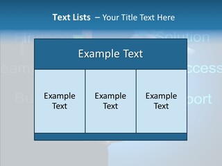 Heart Life Blue PowerPoint Template