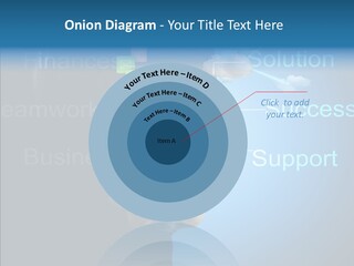 Heart Life Blue PowerPoint Template