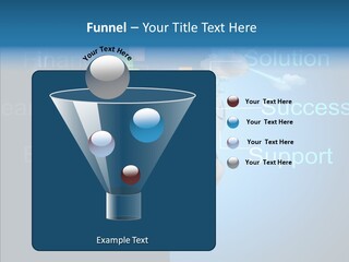 Heart Life Blue PowerPoint Template