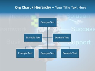 Heart Life Blue PowerPoint Template