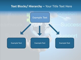 Heart Life Blue PowerPoint Template