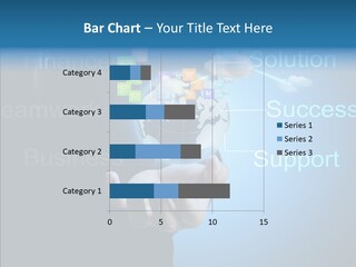 Heart Life Blue PowerPoint Template