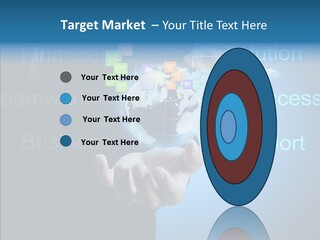 Heart Life Blue PowerPoint Template