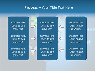 Heart Life Blue PowerPoint Template