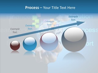 Heart Life Blue PowerPoint Template