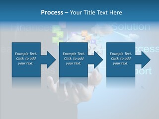 Heart Life Blue PowerPoint Template