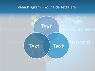 Heart Life Blue PowerPoint Template
