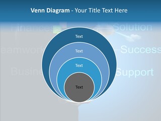 Heart Life Blue PowerPoint Template