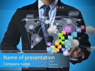 Isolated Friends Person PowerPoint Template