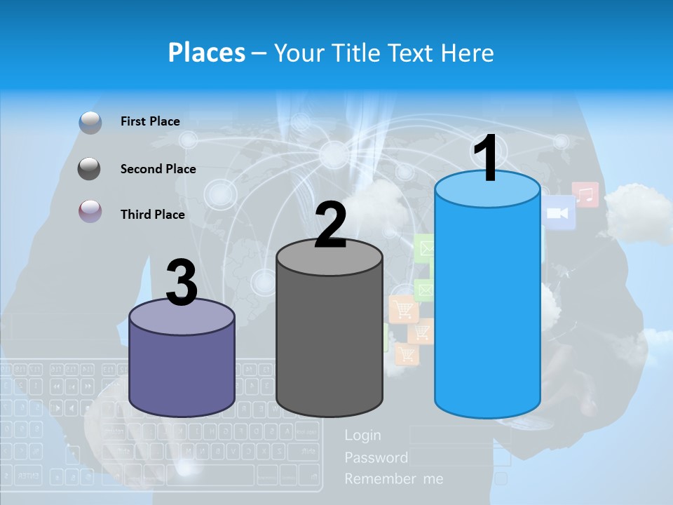 Isolated Friends Person PowerPoint Template